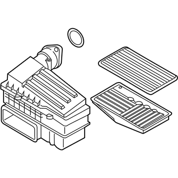 Audi A3 Air Filter Box - 5Q0-129-607-BA
