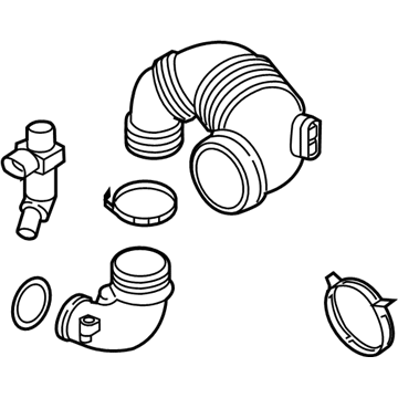 Audi A3 Air Intake Hose - 5Q0-129-654-F