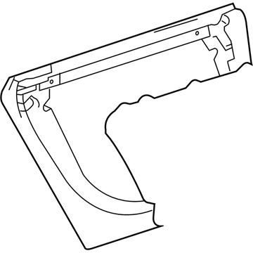 4E4-833-051-A Audi Door Shell Illustration 1 of 1