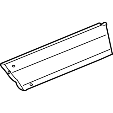 Audi 4E4-833-497-C Impact Bar 4E4-833-497-C Audi Impact Bar Illustration 1 of 1