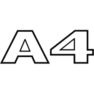 Audi A4 Emblem - 8H0-853-741-2ZZ