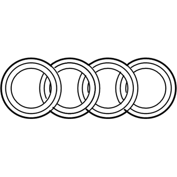 Audi A4 Emblem - 8H0-853-742-2ZZ