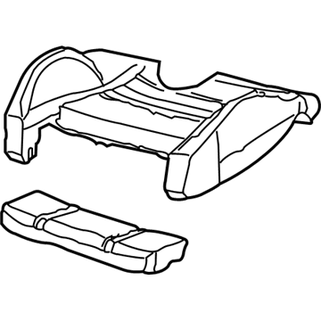 Audi A6 Seat Cushion - 4F0-881-361-D