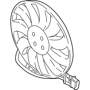 Audi RS3 Radiator fan - 5WA-959-455-T