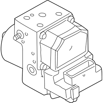 Audi ABS Pump And Motor Assembly - 8E0-614-111-AJ