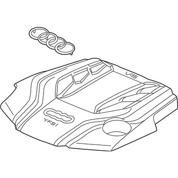 Audi S6 Engine Cover - 06M-103-925-AL