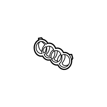 Audi 4J3-853-037-9B9 Emblem Rear Cover Audi 4J3-853-037-9B9 Emblem Rear Cover