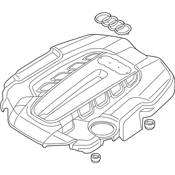 Audi S8 Engine Cover - 079-103-925-BA