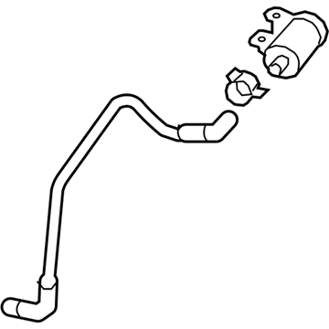 Audi 8K0-201-997-AM Hose & Tube Assembly 8K0-201-997-AM Audi Hose & Tube Assembly Illustration 1 of 1