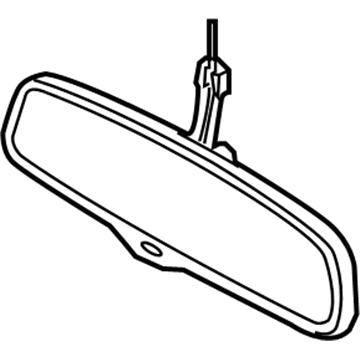Audi TT RS Quattro Car Mirror - 8J0-857-511-K-9B9