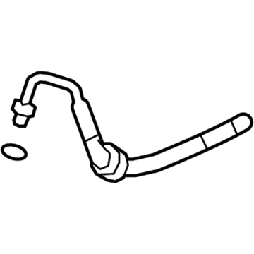 Audi S5 Power Steering Hose - 8K0-422-893-D