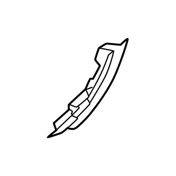 Audi 8R0-807-277-A Side Retainer 8R0-807-277-A Audi Side Retainer Illustration 1 of 1