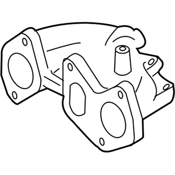 Audi Exhaust Manifold - 022-253-018-P