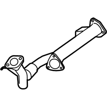 Audi S8 Exhaust Pipe - 4E0-253-153