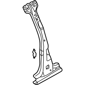 Audi 4B0-809-223-H Inner Center Pillar Audi 4B0-809-223-H Inner Center Pillar