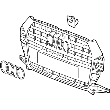 Audi Q3 Grille - 8U0-853-651-P-T94