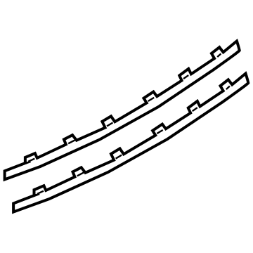 Audi 4N0-853-583-2ZZ Center Molding