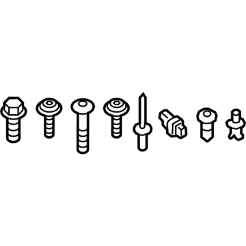 Audi 4N0-098-627 Bumper Cover Hardware Kit