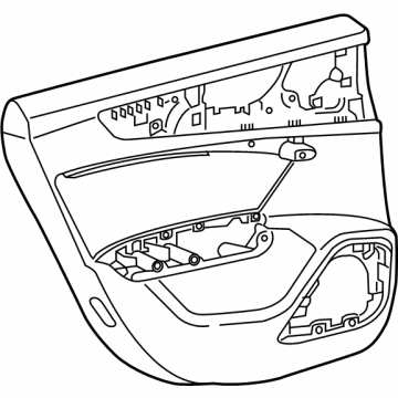 Audi 4K0-867-303-AK-VWB Door Trim Panel Audi 4K0-867-303-AK-VWB Door Trim Panel