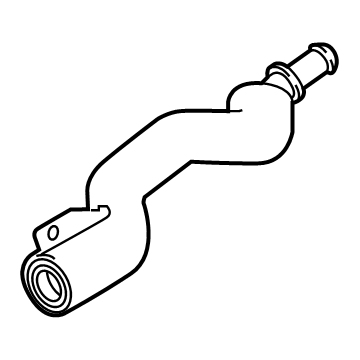Audi 80A-819-334-C Water Hose Audi 80A-819-334-C Water Hose