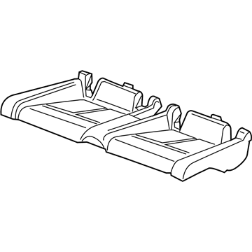 Audi TT Quattro Seat Cushion - 8S8-885-375-A