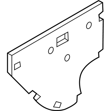 Audi 8V4-863-981-B Sound Absorber