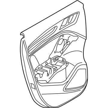 Audi 8V5-867-303-J-JMD Door Trim Panel Audi 8V5-867-303-J-JMD Door Trim Panel