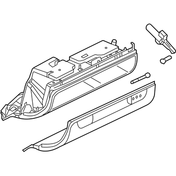 Audi Glove Box - 8P1-880-302-EC3