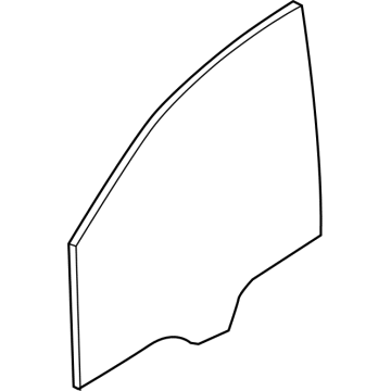 9J1-845-019-D Audi Door Glass Illustration 1 of 1