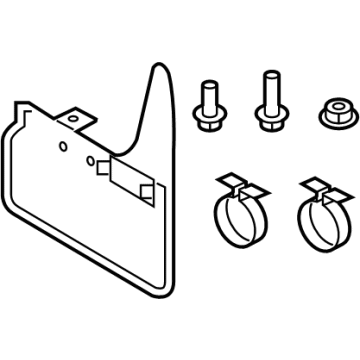 Audi 8W6-075-101 Splash Guard Kit 8W6-075-101 Audi Splash Guard Kit Illustration 1 of 1