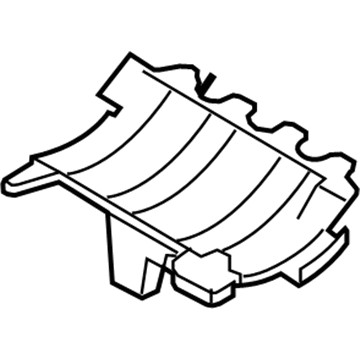 Audi Oil Pan Baffle - 04L-103-623-F