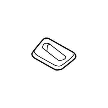 Audi 9J1-885-944-5Q0 Center Belt Assembly Cover Audi 9J1-885-944-5Q0 Center Belt Assembly Cover