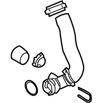 Audi A8 Quattro Oil Cooler Hose - 4E0-121-055-T