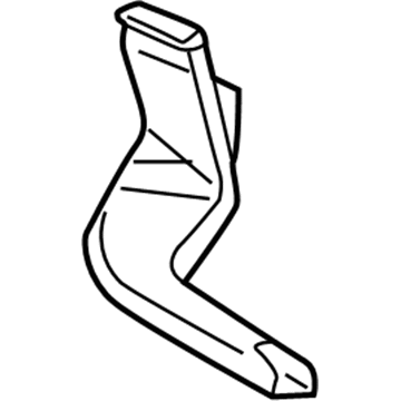 Audi A4 Air Duct - 8D0-819-801-B