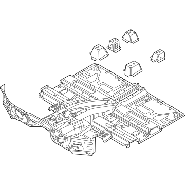 Audi SQ8 e-tron Floor Pan - 4KE-803-061-E