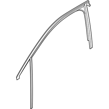 Audi SQ8 e-tron Weather Strip - 4KE-837-432-B