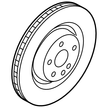 Audi Brake Rotor - 4M0-615-601-P
