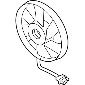 Audi Cabriolet Radiator fan - 4A0-959-455-C