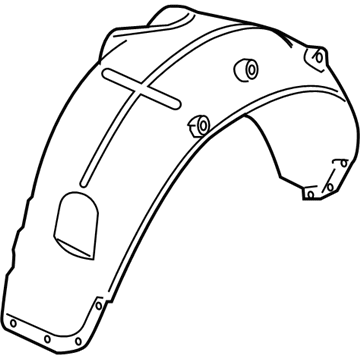 Audi S8 Wheelhouse - 4E0-810-172-D