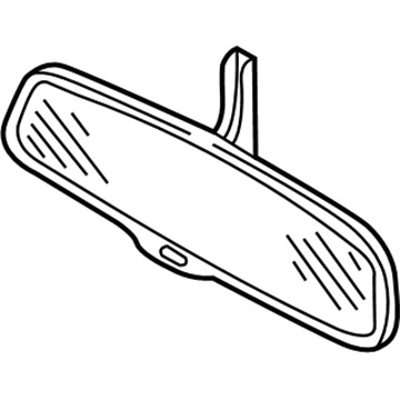 Audi Car Mirror - 443-857-511-01C