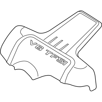 Audi A6 Quattro Engine Cover - 06E-103-927-K