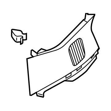 Audi SQ8 e-tron Pillar Panels - 4KE-867-246-A-3GX