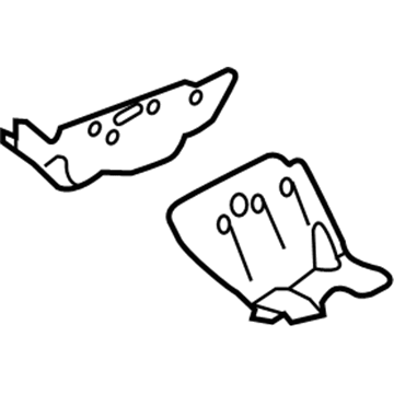 8W0-803-331-A Audi Front Reinforcement Illustration 1 of 1