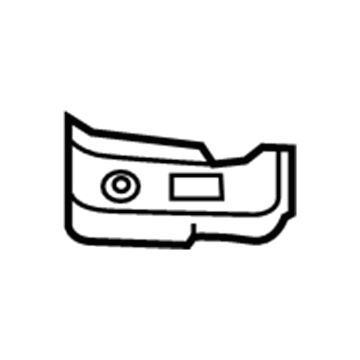 8W0-810-253 Audi Crossmember Extension Illustration 1 of 1