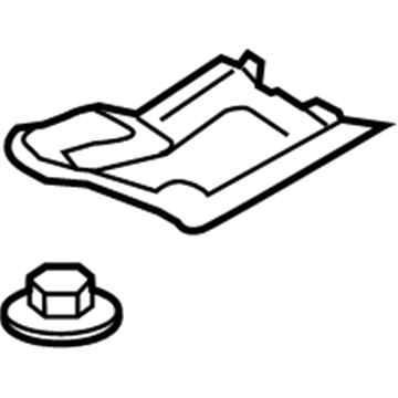 Audi 8W7-825-201-A Front Shield 8W7-825-201-A Audi Front Shield Illustration 1 of 1