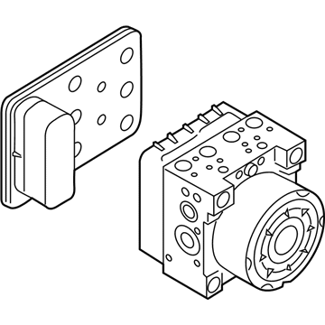 Audi ABS Pump And Motor Assembly - 5Q0-614-517-FL-BEF