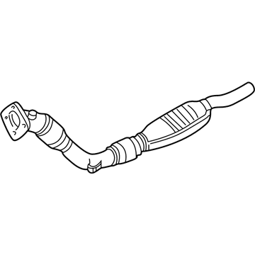 Audi Allroad Quattro Exhaust Pipe - 4Z7-254-550-CX