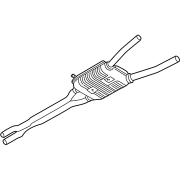 Audi Allroad Quattro Exhaust Pipe - 4B0-253-409-CQ