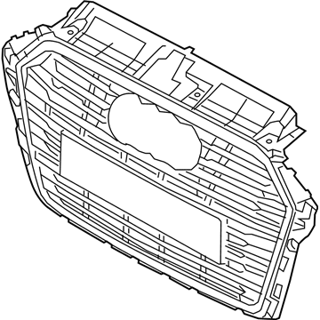 Audi A3 Sportback e-tron Grille - 8V4-853-597-AS-3FZ