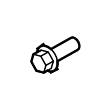 Audi N-090-148-6 Sound Absorber Bolt Audi N-090-148-6 Sound Absorber Bolt